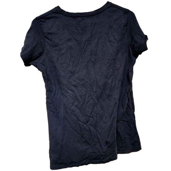 Black Skull T-Shirt Size Large Sugar Skull Halloween Horror Gothic - Picture 3 of 4